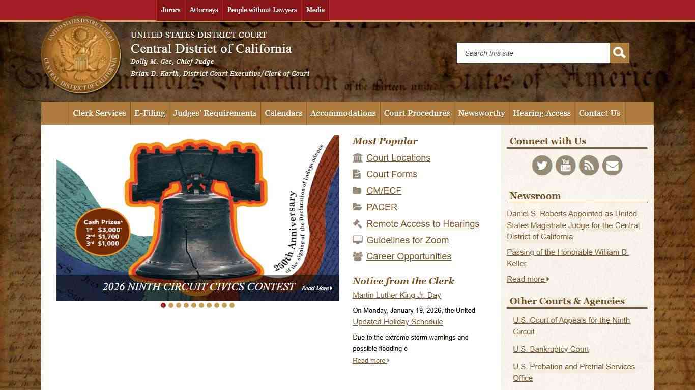 Central District of California | United States District Court